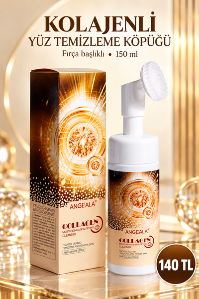 Angeala Kolajenli Yüz Temizleme Köpüğü 150 ml
