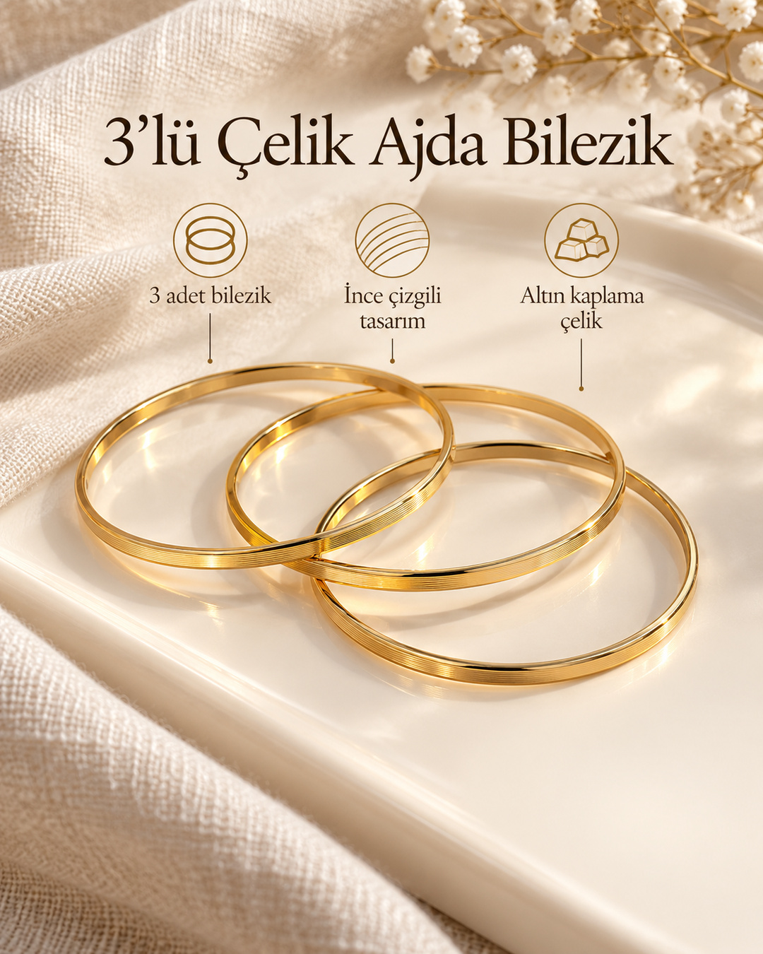 Çelik Ajda Bilezik