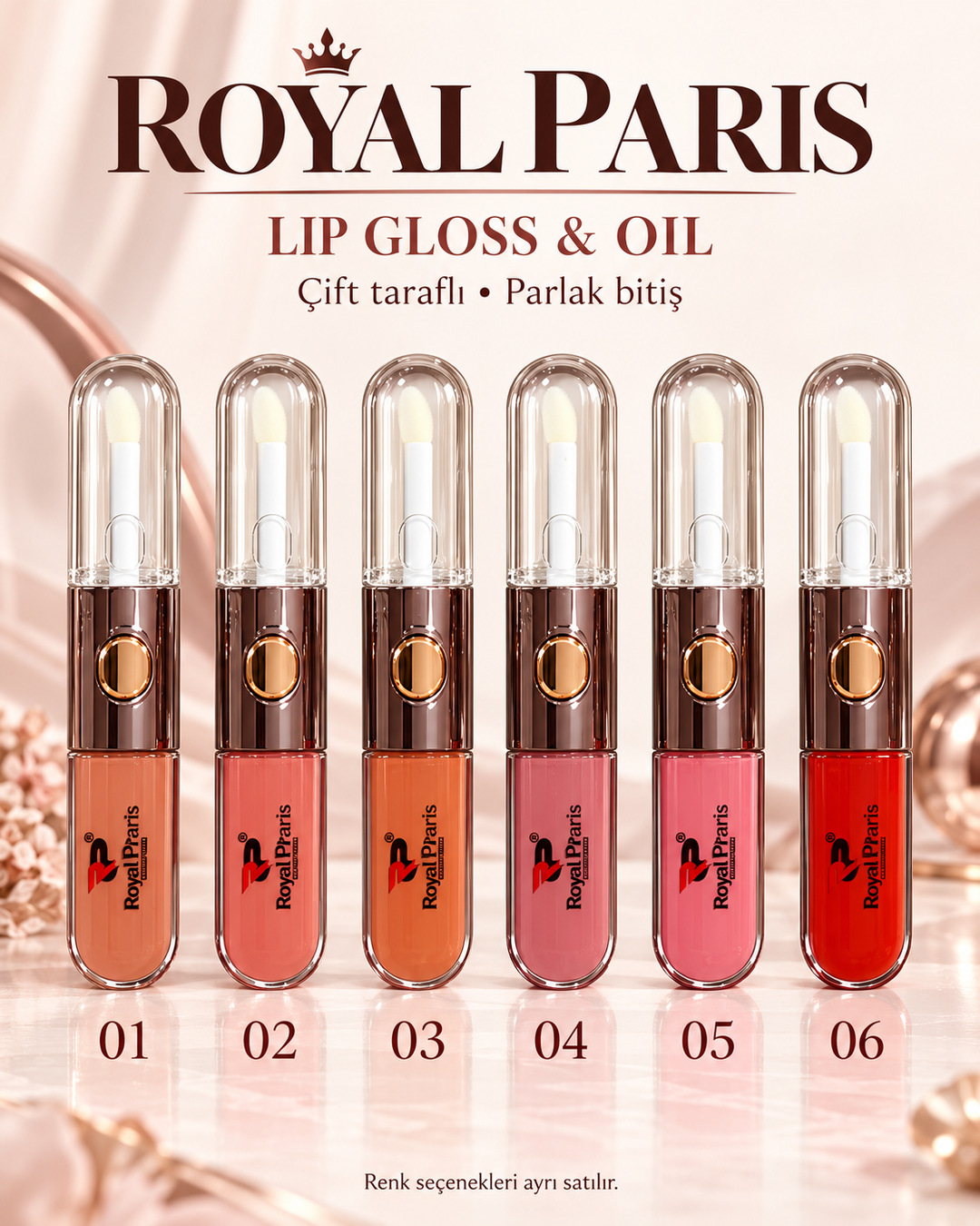 Çift Taraflı Ruj Ve Lipgloss