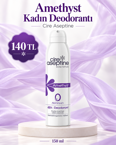 Cire Aseptine Amethyst Kadın Deodorantı 150 ml