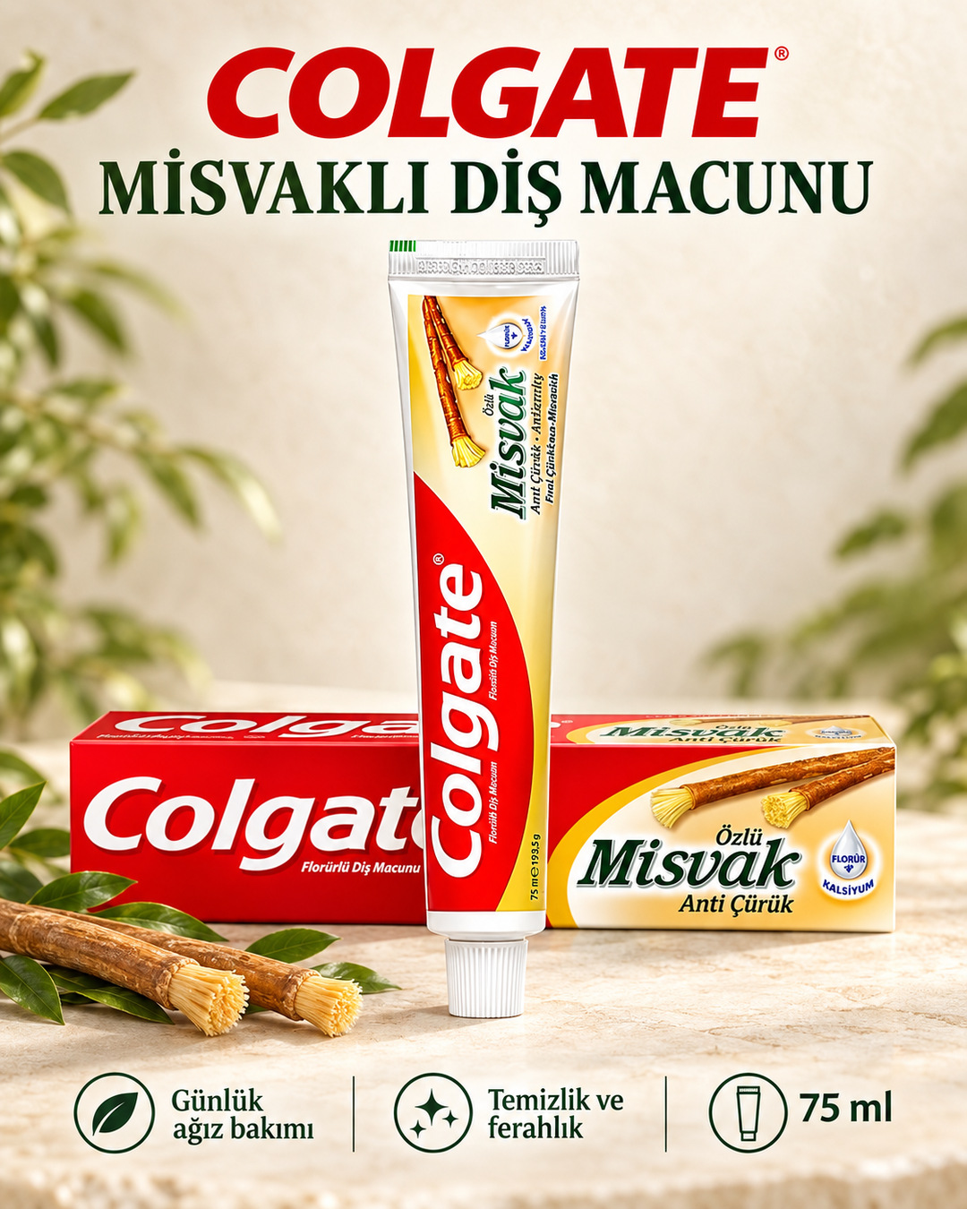 Colgate Misvaklı Diş Macunu – 75 ml