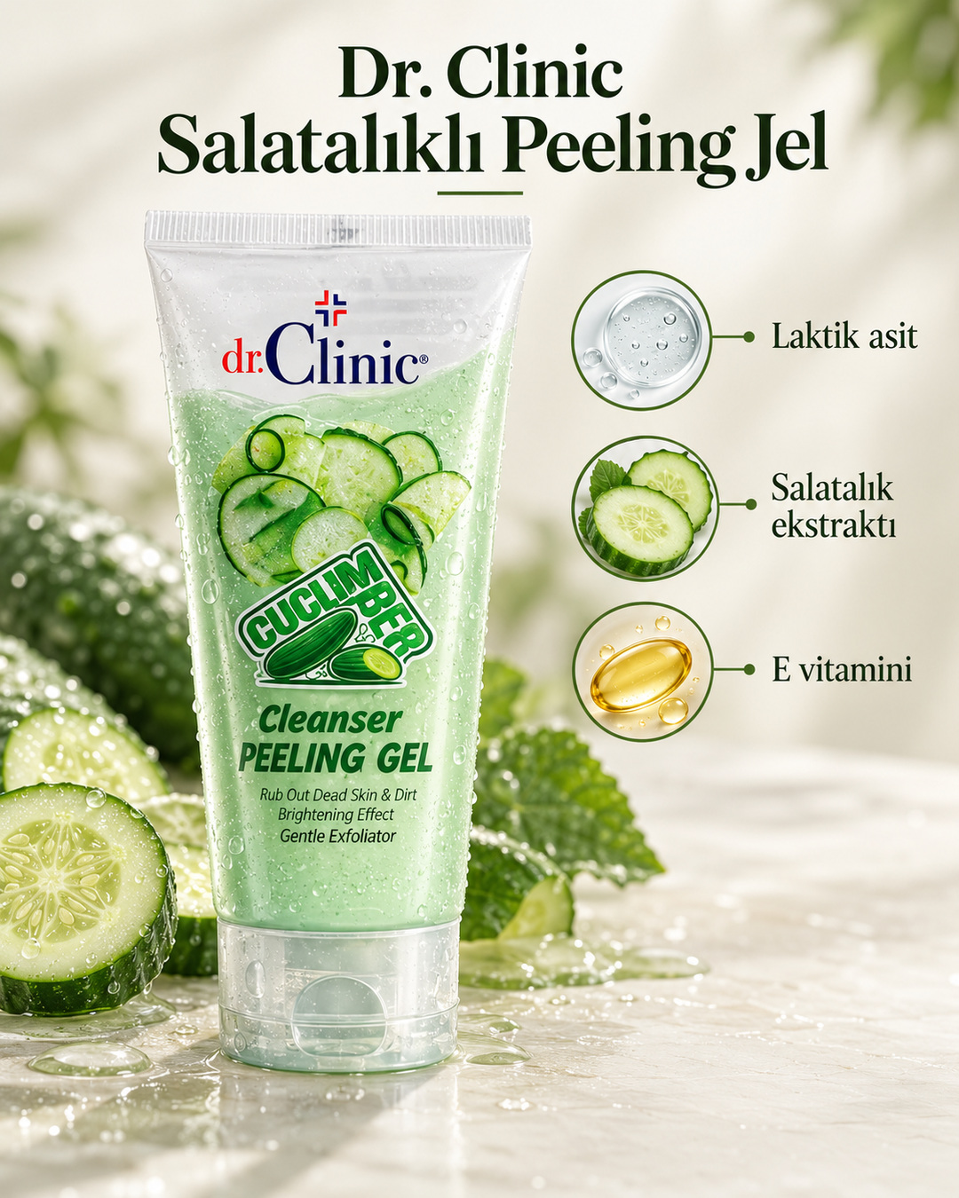 Dr. Clinic Salatalıklı Peeling Jel