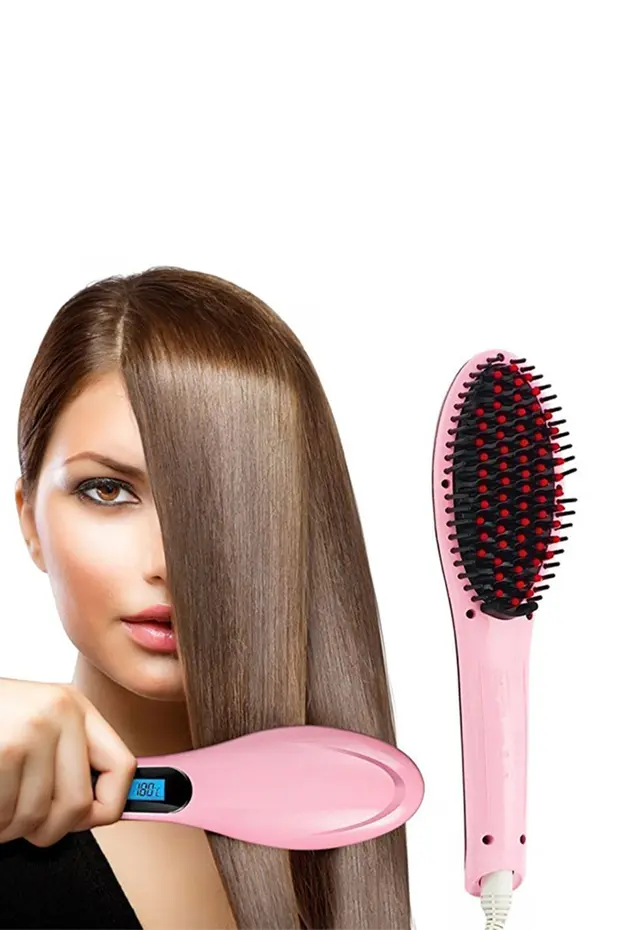 Fast Hair Straightener Hqt-906 Taraklı Saç Düzleştirici 