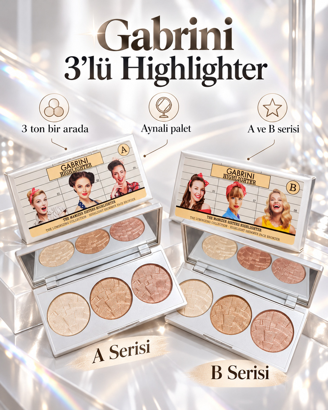 Gabrini 3'lü Highlighter