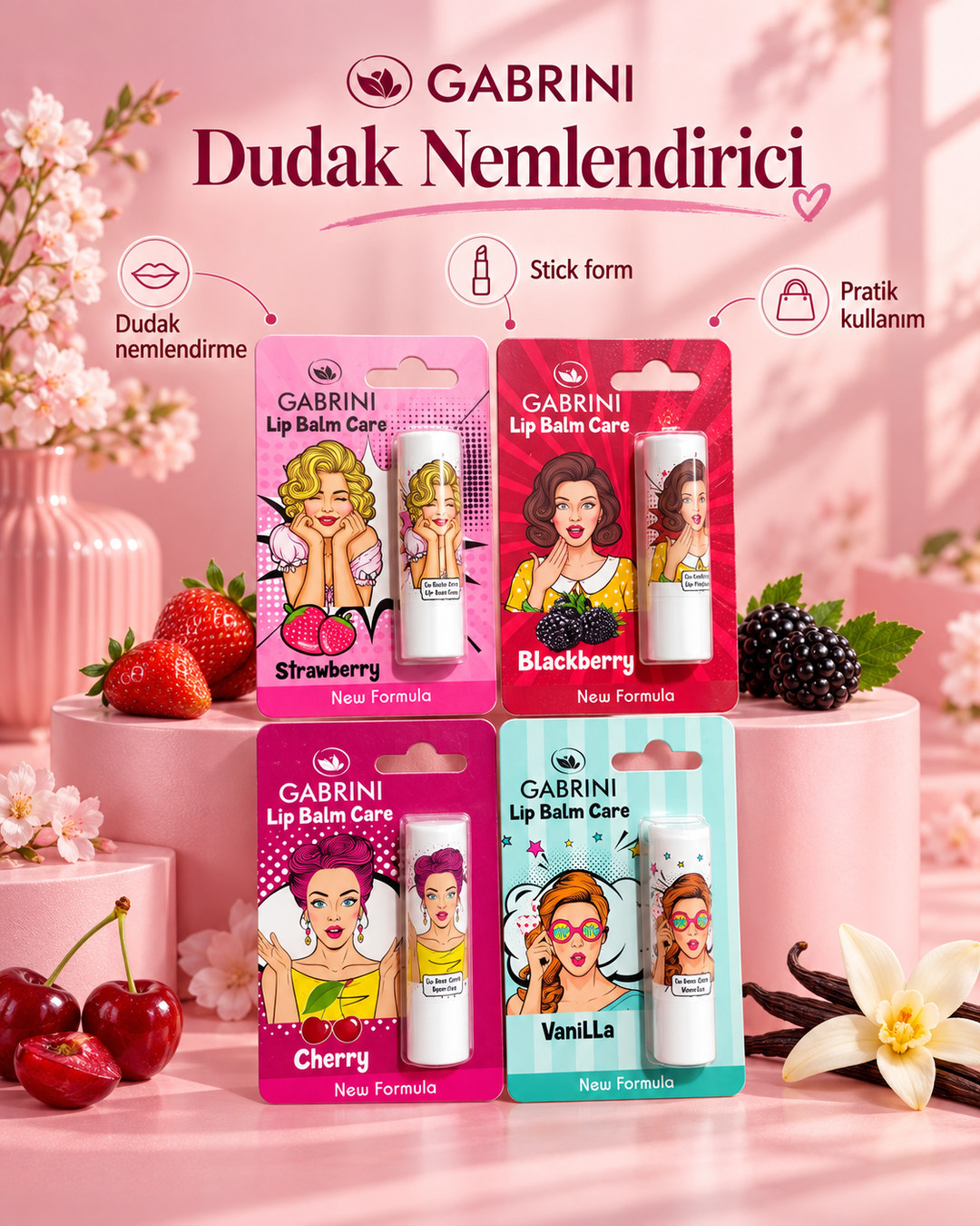Gabrini Dudak Nemlendirici