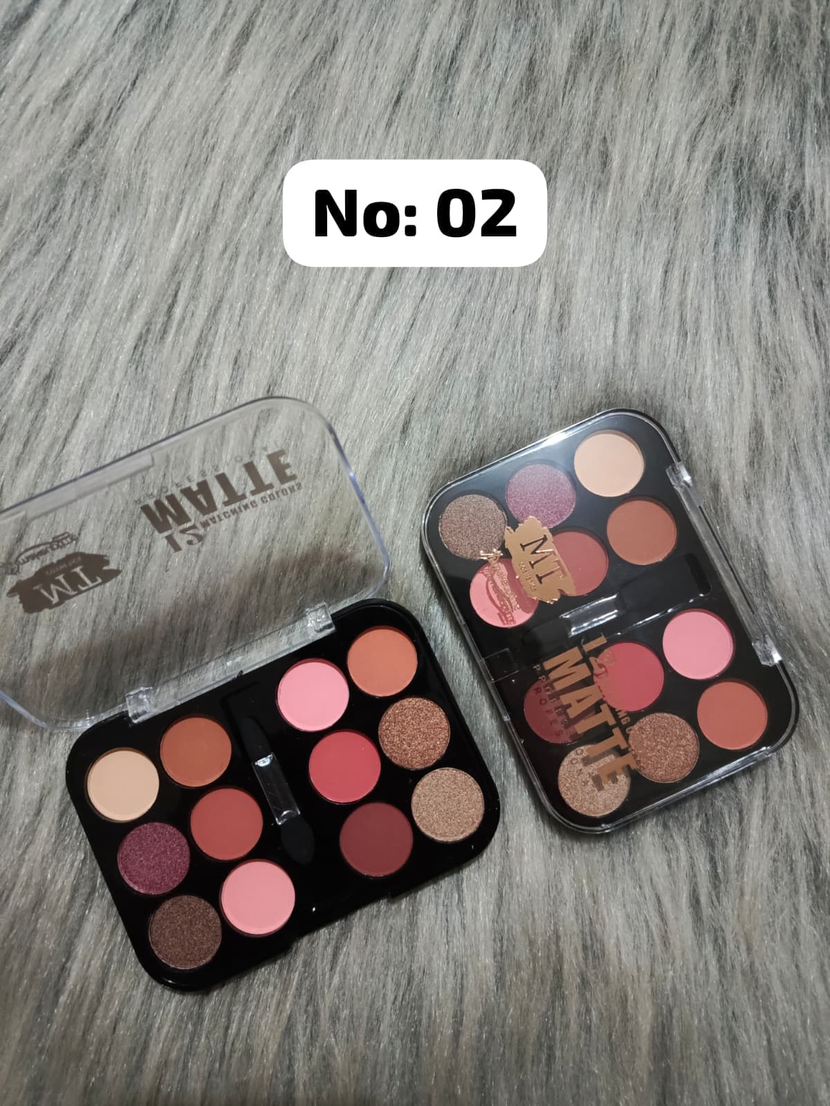 MT Makeuptime 12'li Matte Far Paleti 02
