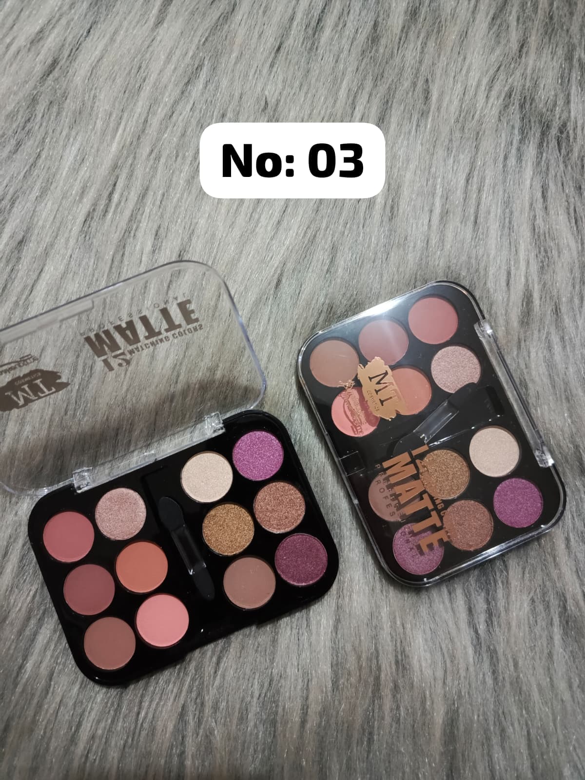 MT Makeuptime 12'li Matte Far Paleti 03