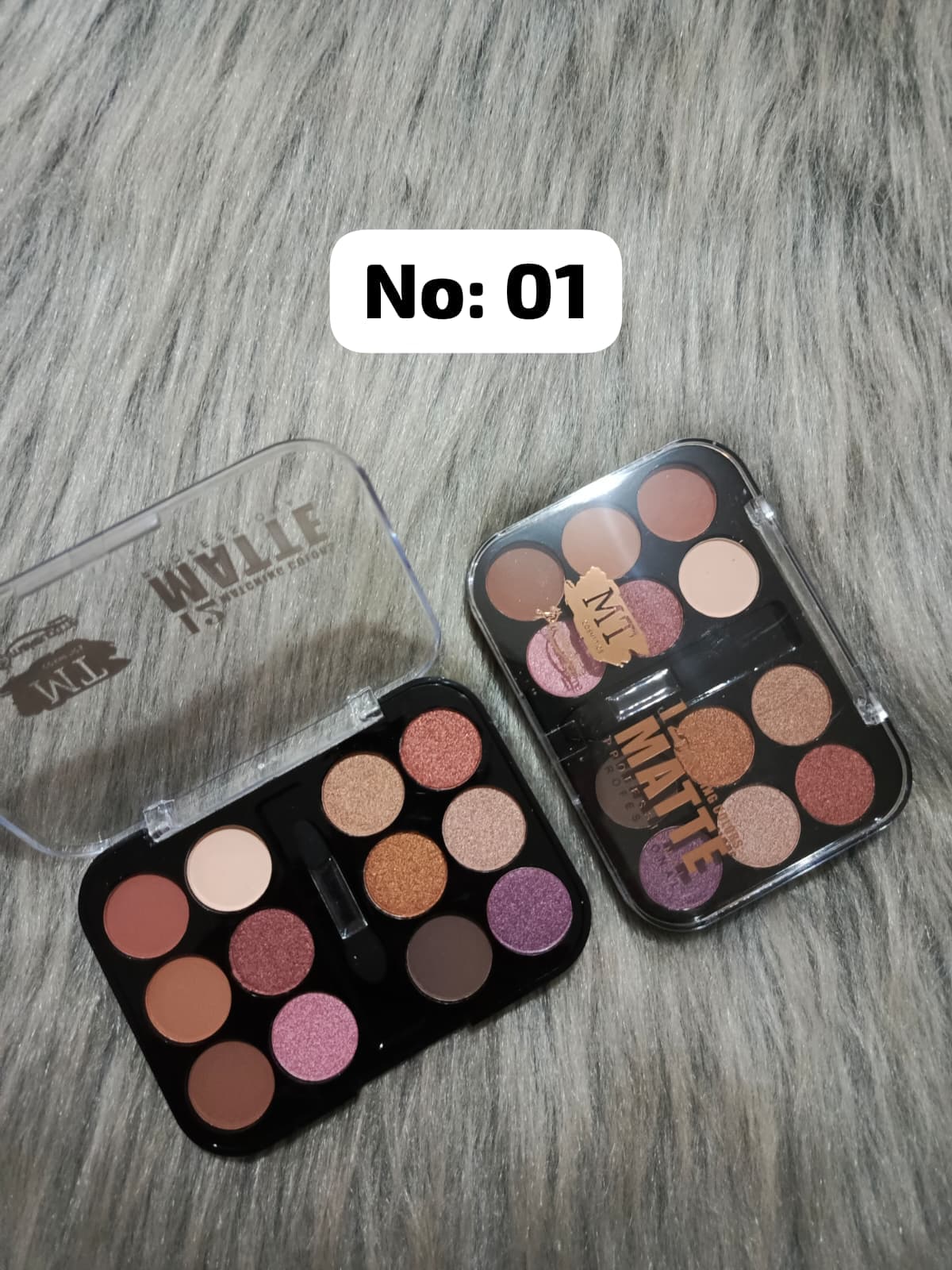 MT Makeuptime 12'li Matte Far Paleti 01