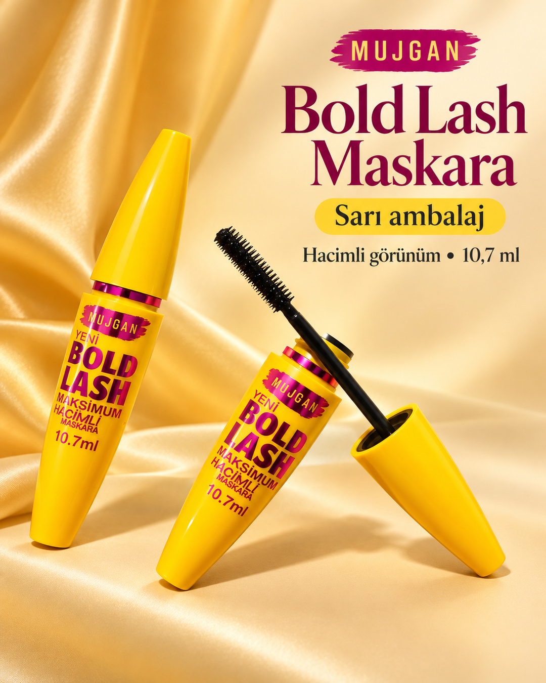 Mujgan Bold Lash Hacim Maskara 3 farklı çeşidi ile sizlerle