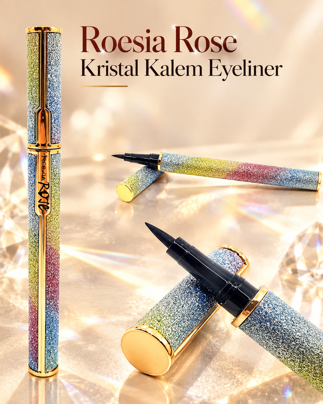 Roesia Rose Kristal Kalem Eyeliner 