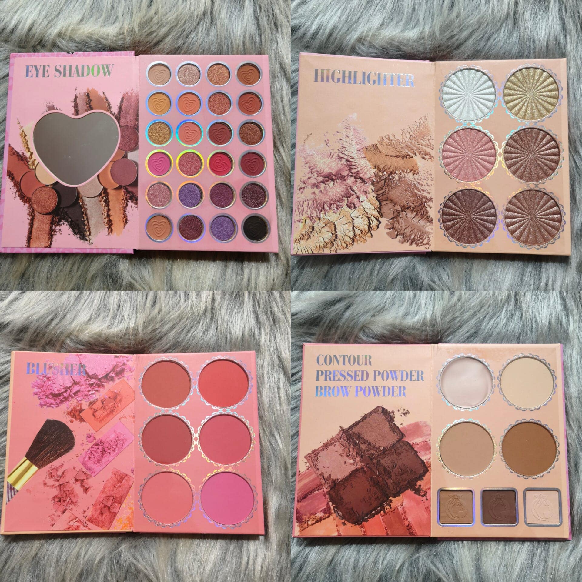 Rose Color Bomb 43 Renkli Çok Fonksiyonlu Defter Model Makyaj Seti