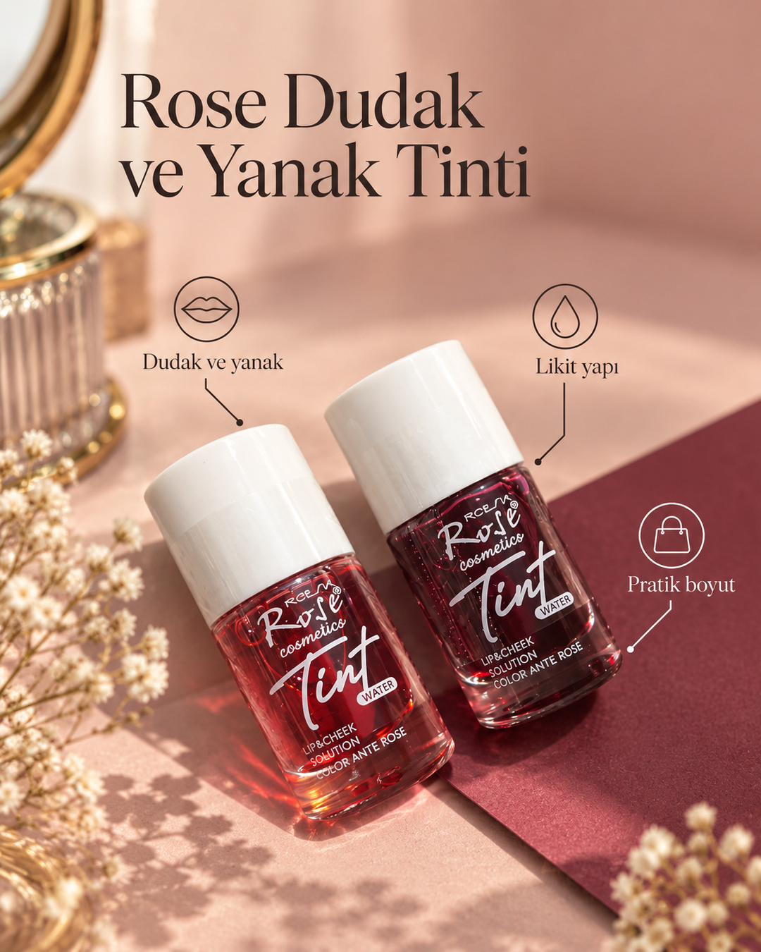 Rose Dudak ve Yanak Tinti