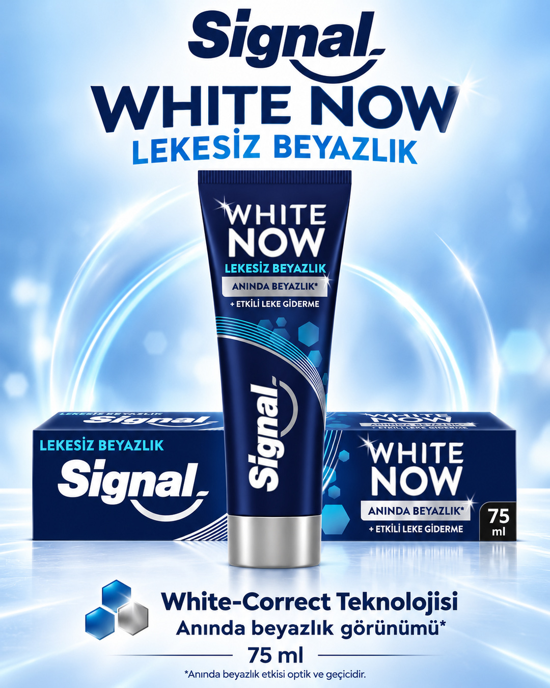 Signal White Now Lekesiz Beyazlık Diş Macunu – 75 ml