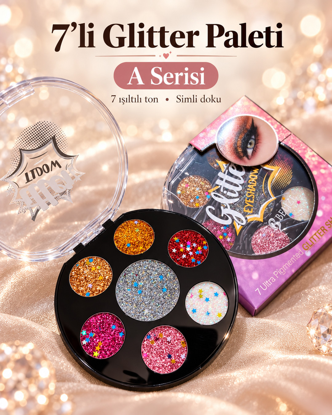 Ultra Pigmentli Glitter Paleti