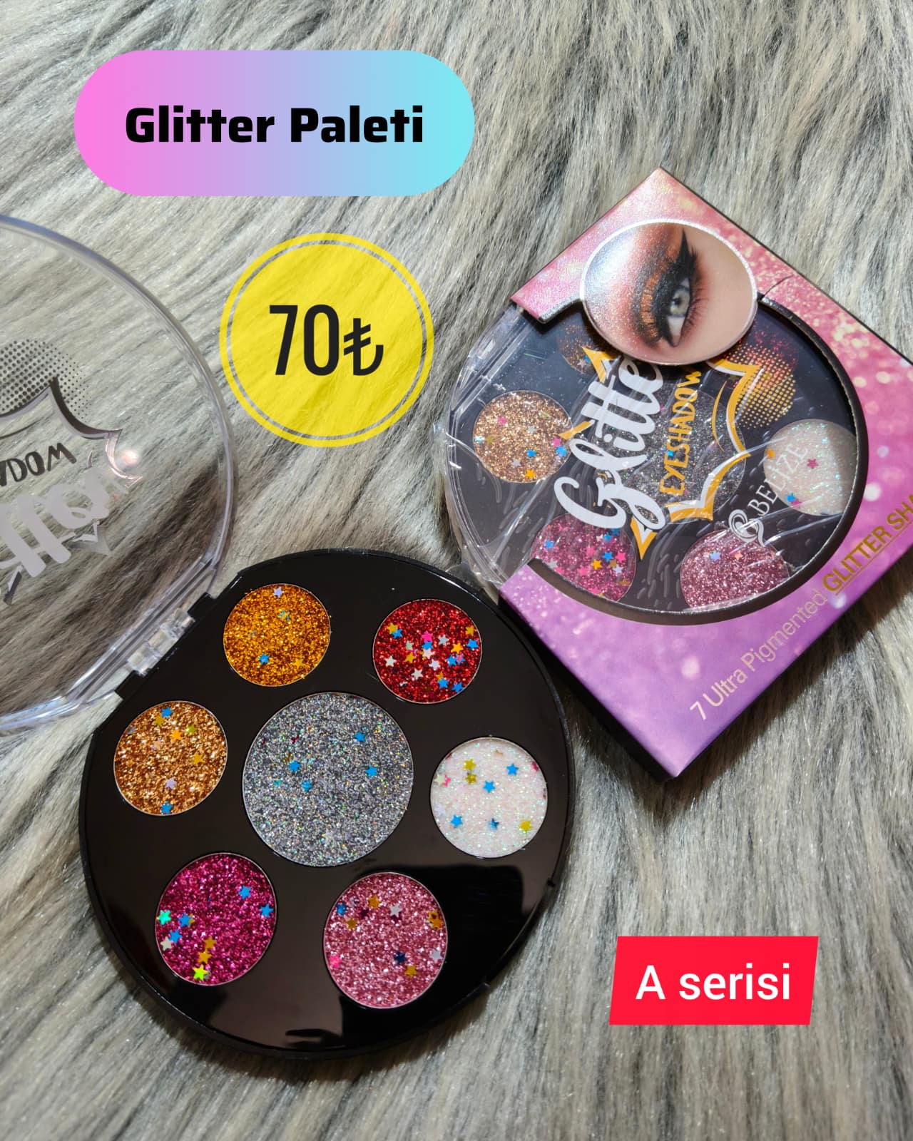 Ultra Pigmentli Glitter Paleti